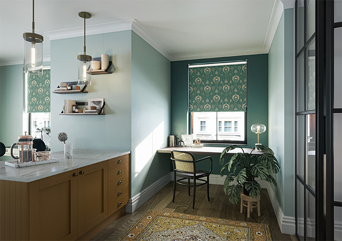 Tangier, Emerald - Roller Blind - Image 7